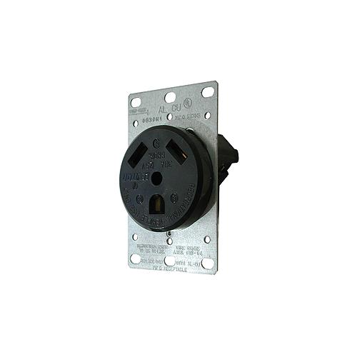 Diamond Group 30A Receptacle With Plate - Dg30Vp - 681-Dg30Vpf1