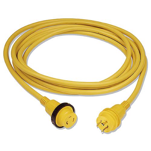 Marinco 199116 30A/125V Powercord Plus® Shorepower Cordset W/Led, 12' Yellow - 199116 - 69-199116F1