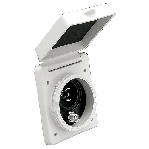 Marinco Ph6574Tv Phone And Cable Tv Inlet With Stainless Steel Trim - Ph6574Tv - 69-Ph6574Tvf1