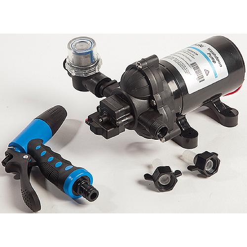 Whale Wd3517T High Pressure Wash Down Pump Kit, 3.5 Gph, 12V - Wd3517T - 698-Wd3517Tf1