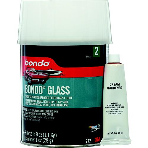 3M Bondo-Glass® Reinforced Filler, Qt., 6/Case - 7000120081 - 71-272F1