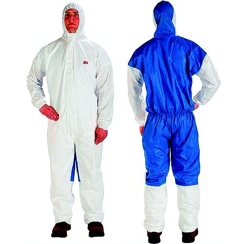 3M™ Marine 4535Xl Coverall White/Blue 5/6 Xl - 7100216848 - 71-4535Xlf1