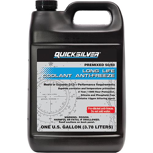 Quicksilver Long Life Coolant/Antifreeze, Gal., 4/Case - 8M0110567 - 710-92-8M0110567F1