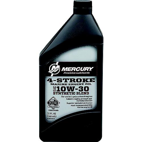 Mercury 92-8M0142141 4-Stroke Fc-W Synthetic Blend Oil 10W-30, Qt., 6/Case - 8M0142141 - 710-92-8M0142141F1