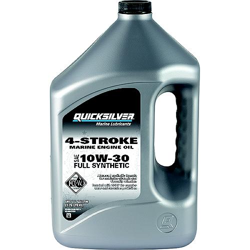 Quicksilver 92-8M0175781 4-Stroke Fc-W Full Synthetic Oil 10W-30, Gal. - 8M0175781 - 710-92-8M0175781F1