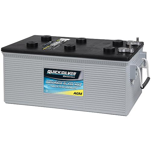 Quicksilver Qs8A8D Agm Marine Deep Cycle Battery, Group 8D - 8A8D - 711-Qs8A8Df1