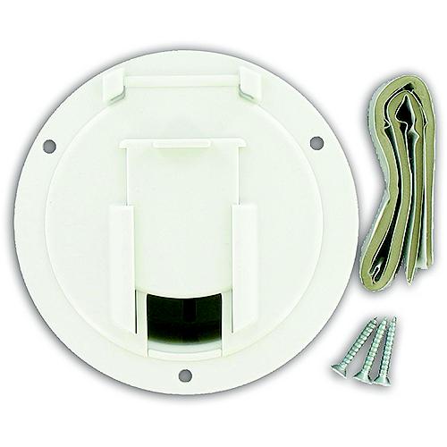Valterra Cable Hatch, Medium Round, White - A10-2137Vp - 800-A102137Vpf1