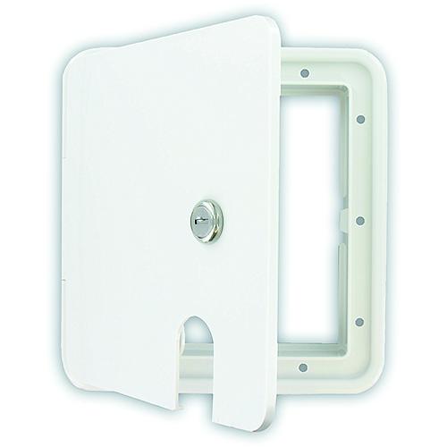 Valterra Cable Hatch, Large Square, White - A10-2151Vp - 800-A102151Vpf1