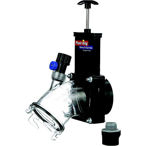 Valterra F02-4350 Flush King Rv Reverse Flush Valve Clog Remover Backflow Preventer - F02-4350 - 800-F024350F1