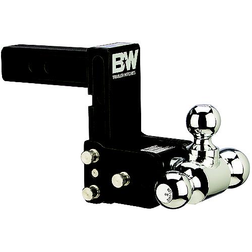 B&W Ts10048B Trailer Hitches Tow & Stow Tri Ball Receiver Hitch | Fits Standard 2