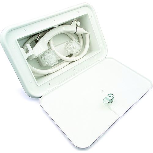 B&B Molders 94195 Exterior Shower, Polar White - 94195 - 865-94195F1