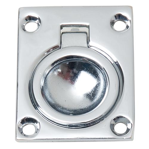 Chrome Plated Zinc Flush Ring Pull - 0841Dp0Chr - 9-0841Dp0Chrf1