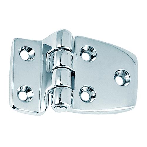 Shortside Hinge, Chrome/Zinc 2-1/2