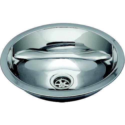 Ambassador S646530Umr Oval Stainless Steel Sink, Ultra-Mirror - S64-6530-Um-R - 906-S646530Umrf1