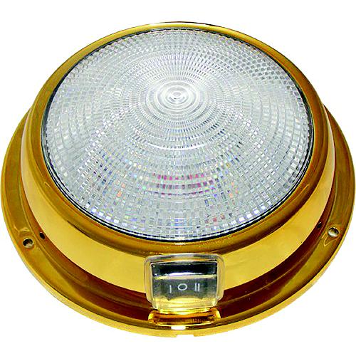Dr. Led 800151102 Red Mars Dome™, Brass, 6-3/4