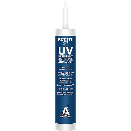 Pettit 6010C Anchortech Uv Resistant Adhesive Sealant, 10.1 Oz., White - 1601020 - 93-6010Cf1