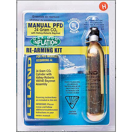 Leland V8616084204Z Rearm Kit 24 Gram Co2 With Bayonet For Manual Inflable Pfd - V86160-84204Z - 932-V8616084204Zf1