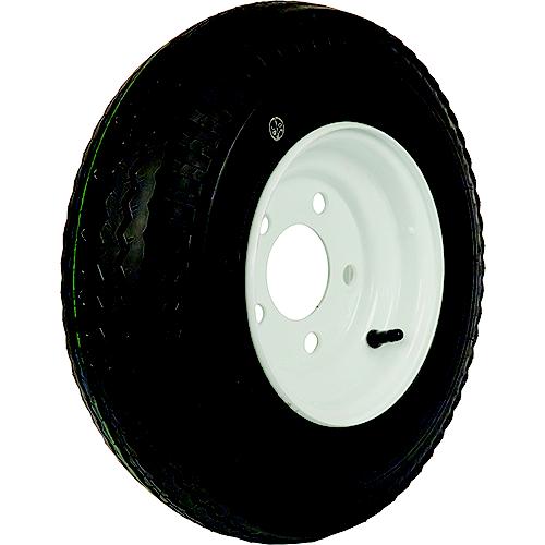 Loadstar Bias Tire And Wheel (Rim) Assembly K353 530-12 5 Hole 6 Ply White, Conventional - 30800 - 966-30800F1