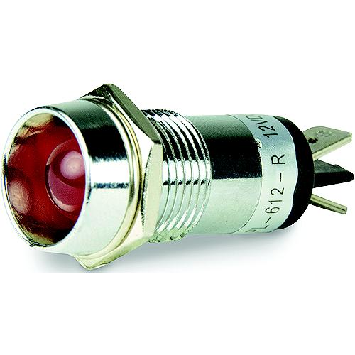 Bep 1001104 Led Led Pilot Indicator Light, Red - 1001104 - 969-1001104F1