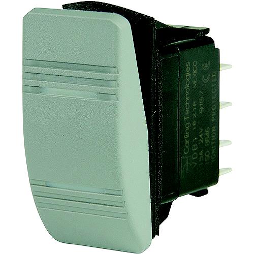 Bep 1001812 Weather Resistant Contura Rocker Switch, On-On, Dpdt, 1/4