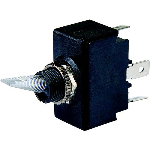 Bep 1001906 Illuminated Toggle Switch, Off-On, Spst, 1/4
