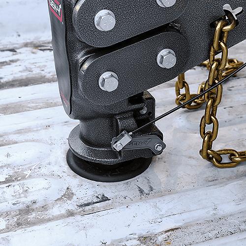 Gen Y Hitch Gh8075Al 5Th Wheel Pin Box Replacement With Gooseneck Snaplatch Coupler, Ball Size: 2 5/16