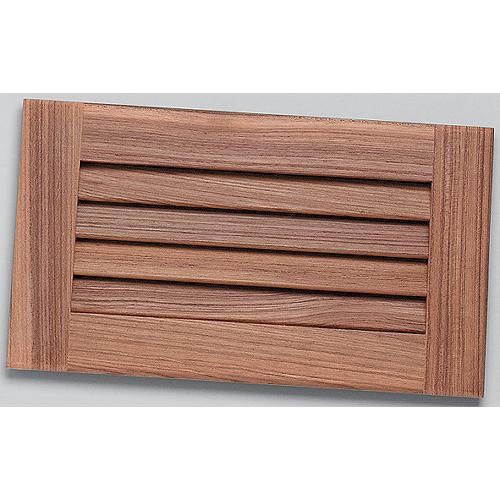 Whitecap Teak Louvered Insert, 6-3/8