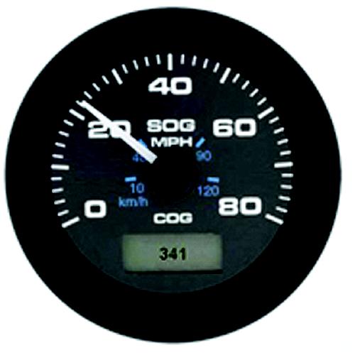 Premier Pro Black Domed 80 Mph Gps Speedometer - 781-627-080P - 11-781627080Pf1