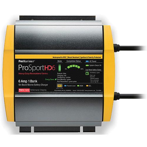 Promariner 44028 Prosporthd Series Global Batttery Charger, 20 Amps, 2 Bank - 44028 - 175-44028F1