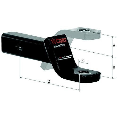 Tow Ready 80791 Triple Tow Ball Mount - 80791 - 220-80791F1