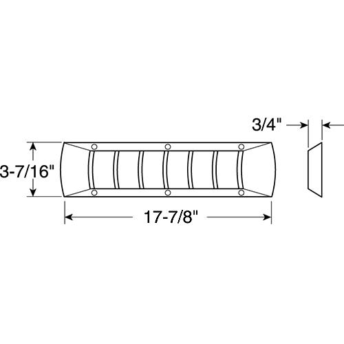 Attwood Louvered Vent, Off White - 1495-1 - 23-14951F1