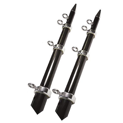15' Heavy Duty Black/Silver Telescoping Outrigger - Ot-0542Bka15-Hd - 236-Ot0542Bka15Hdf1