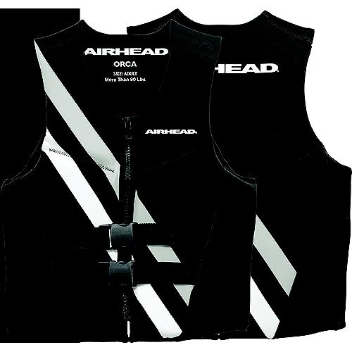 Airhead 1007503Bbk Orca Neolite Kwik-Dry Life Vest, Youth, Black/White - 10075-03-B-Bk - 253-1007503Bbkf1