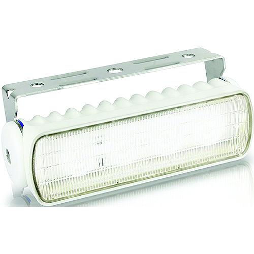 Hella Sea Hawk-R 9-33V Dc Bracket Mount White Light Led Floodlight, White Housing, Spread - 980573021 - 265-980573021F1