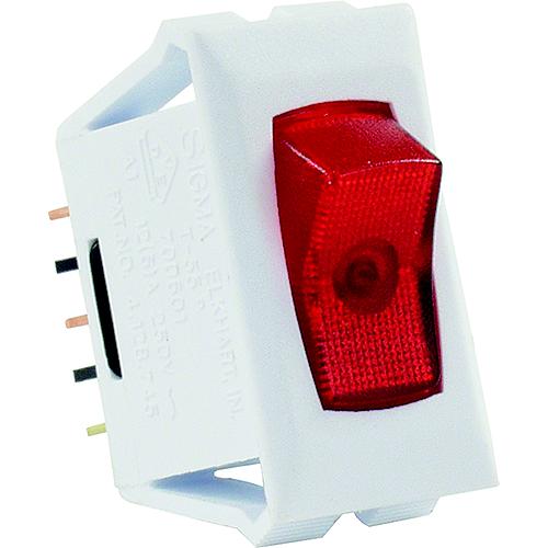 Illuminted 12V/On/Off Sw Rd/Wh Bell Rv Rvx - 12505 - 342-12505F1