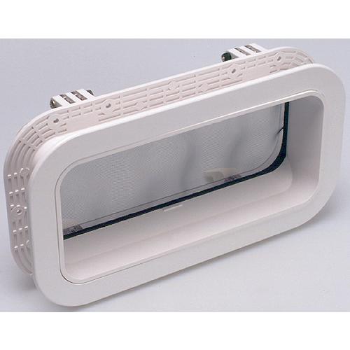 Beckson Po512-Wc-10 Self-Drain™ Opening Port, White W/Clear Lens - Po512-Wc-10 - 35-Po512Wc10F1