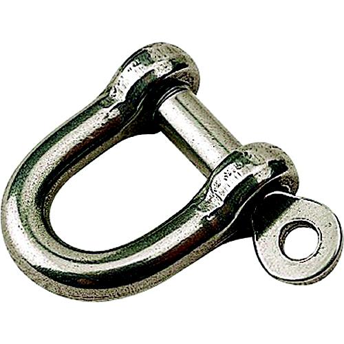 Sea-Dog 147126 Captive Pin Stainless Steel D-Shackle, 1/4