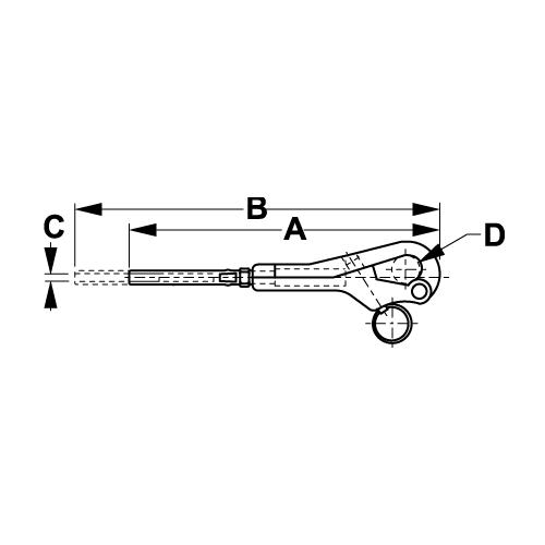 Sea-Dog 189705 Lifeline Pelican Hook - 189705 - 354-189705F1