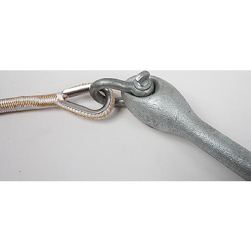 Sea Dog Premium Double Braided Nylon Anchor Line Gold/White, 1/2