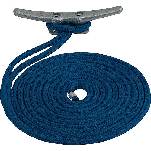Sea Dog 302112010Bk1 Premium Double Braided Nylon Dock Line, 1/2