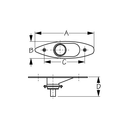 Sea-Dog 4000801 Led Flush Mount Side Lights, Stainless, 1 Pr. - 400080-1 - 354-4000801F1