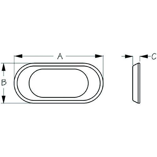 Seadog Led Surface Mount Courtesy Light, Blue - 401409-1 - 354-4014091F1