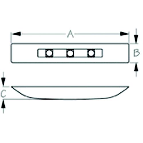 Seadog 401422 Large Deluxe Led 9-28 Voltage Courtesy Light | Facing Forward | White Finish - 401422-1 - 354-4014221F1