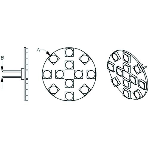 Seadog 4429471 Led G4 Base Wafer Bulb, Vertical Pins - 442947-1 - 354-4429471F1