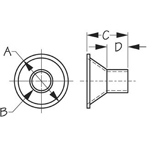 Sea-Dog 5173361 Sink Drain Funnel - 517336-1 - 354-5173361F1