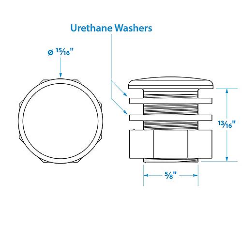 Seachoice Livewell Light, Mini Led Accent, Red, Waterproof, 50,000 Hours - 50-05501 - 50-05501F1