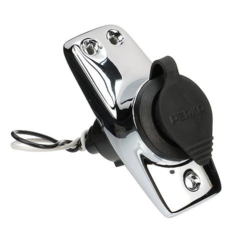 Seachoice Chrome-Plated Spare Light Base Assembly, Plug In, Waterproof Snap-On Cover - 8261 - 50-08261F1