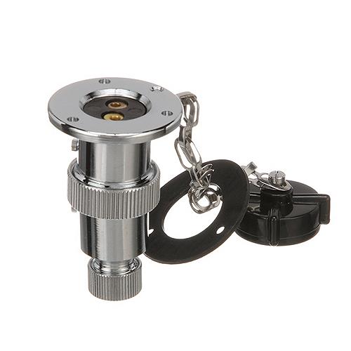 Seachoice Deck Connector With Brass Double Contacts - 50-10161 - 50-10161F1