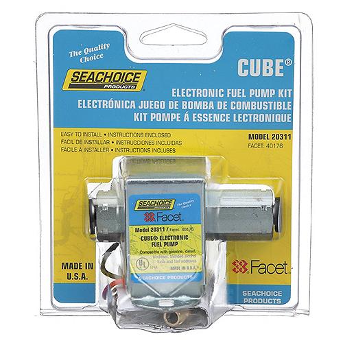 Seachoice Cube Electronic Fuel Pump, 3.5-5 Psi, 12 Volt Systems - 20311 - 50-20311F1
