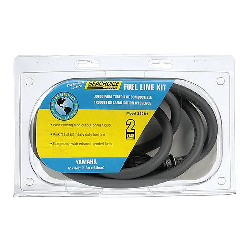Seachoice 21381 Low Perm Fuel Line Kit - Yamaha, 3/8
